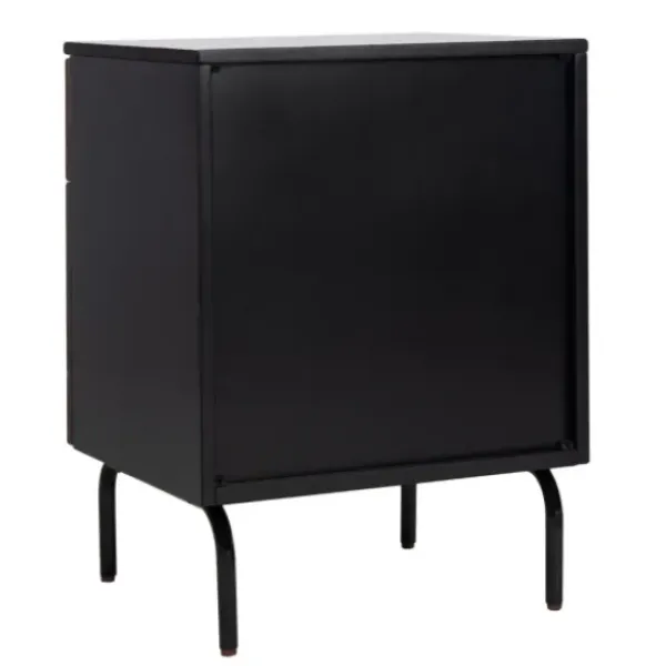 Nightstands-Kirkland's Home And Black 2-Drawer Nightstand Brown