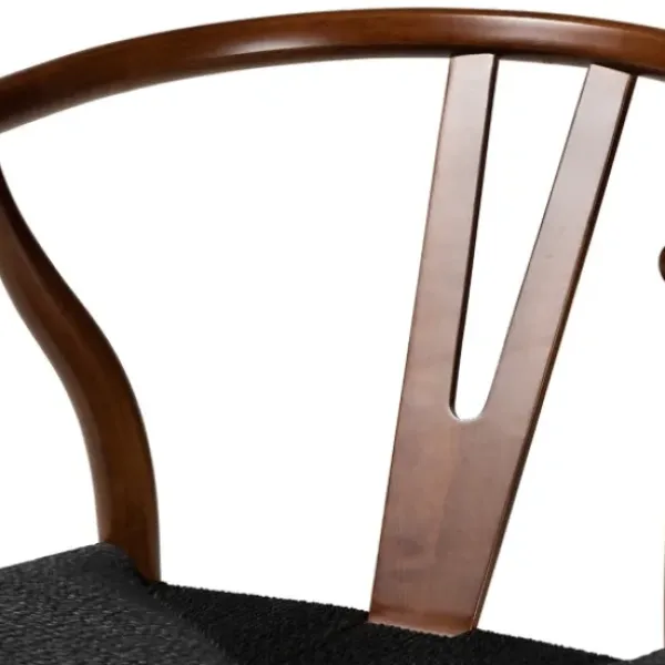 Dining Chairs-Kirkland's Home And Black Wishbone Dining Chairs, Set Of 2 Brown