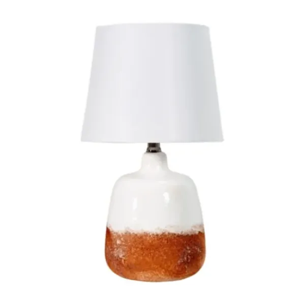 Table Lamps-Kirkland's Home And Bronze Ceramic Table Lamp White