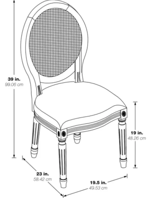 Dining Chairs-Kirkland's Home And Brown Cane Oval Back Dining Chair Gray