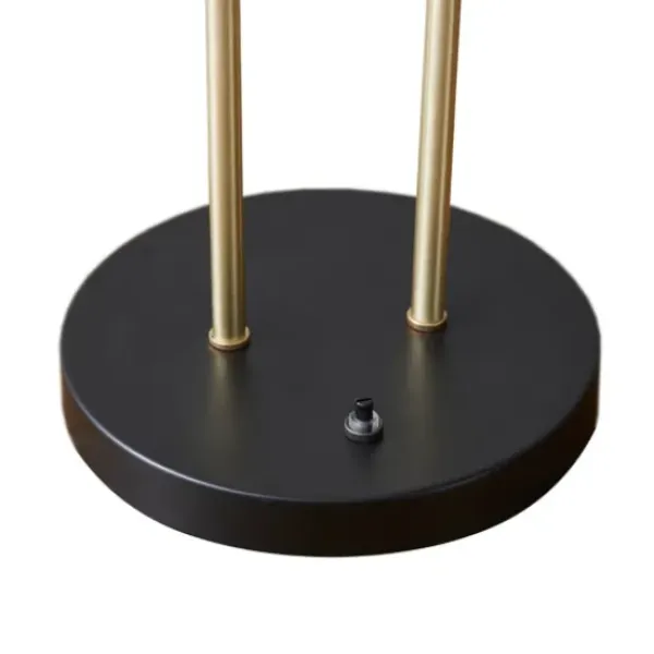 Table Lamps-Kirkland's Home And Gold Double Shade Table Lamp Black