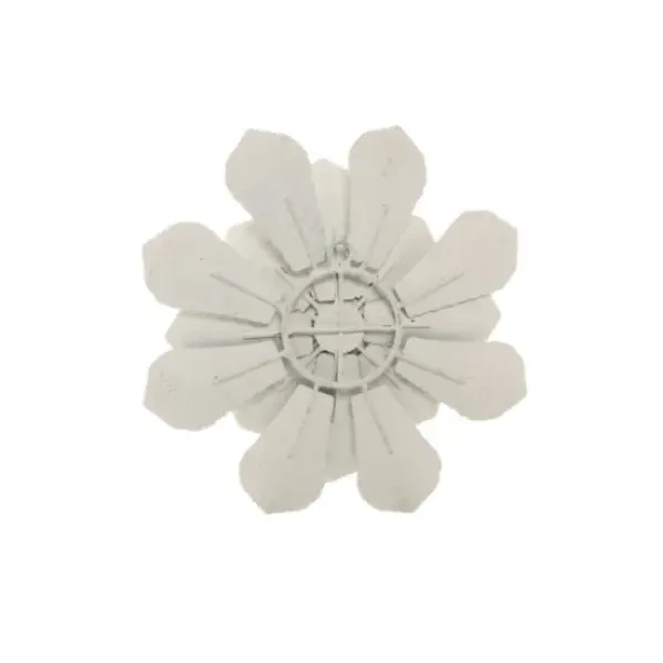 Wall Plaques-Kirkland's Home And Gold Metal Flower Small Wall Plaque White