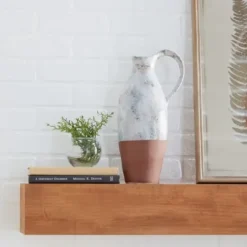 Vases-Kirkland's Home And Gold Rustic Decorative Vase, 10 In. Gray