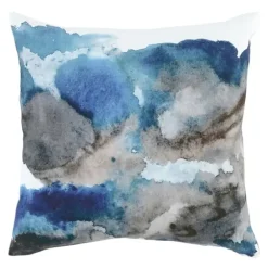 Pillows-Kirkland's Home And Gray Abstract Pillow Blue
