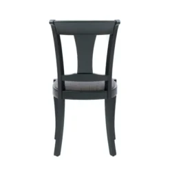 Dining Chairs-Kirkland's Home And Gray Linen Dining Chairs, Set Of 2 Black