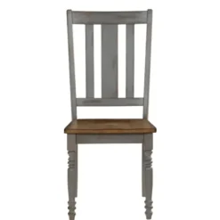 Dining Chairs-Kirkland's Home And Gray Wooden Dining Chairs, Set Of 2 Brown