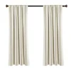 Curtains & Drapes-Kirkland's Home And Ivory Millie Curtain Panel Set, 84 In. Gray