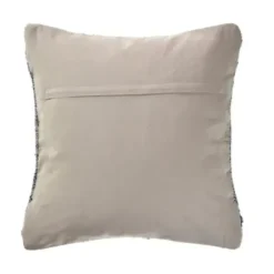 Pillows-Kirkland's Home And Ivory Textured Wavy Accent Pillow Blue