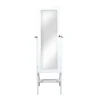 Full Length & Floor Mirrors-Kirkland's Home And Silver Wood Mirror Armoire White