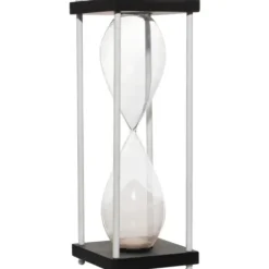 Decorative Accents-Kirkland's Home And White Marble Base Hourglass Gold