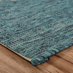 Outdoor Rugs-Kirkland's Home Andros Reef Captiva Outdoor Area Rug, 5X7 Blue/Tan