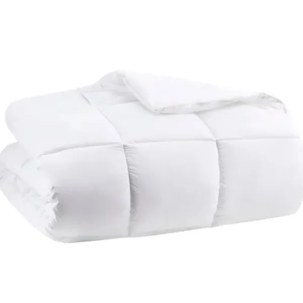 Comforters-Kirkland's Home Antimicrobial Down Alternative King Comforter White
