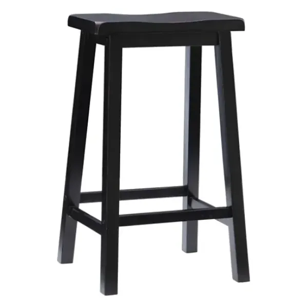Bar Stools & Counter Height Stools-Kirkland's Home Antique Bar Stool Black