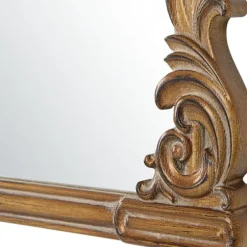 Decorative Mirrors-Kirkland's Home Antique Baroque Arched Wall Mirror Gold