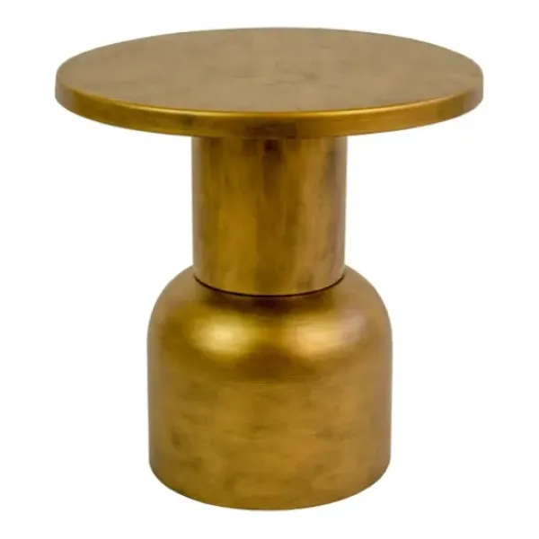 Accent & End Tables-Kirkland's Home Antique Barrel Frame Accent Table Gold