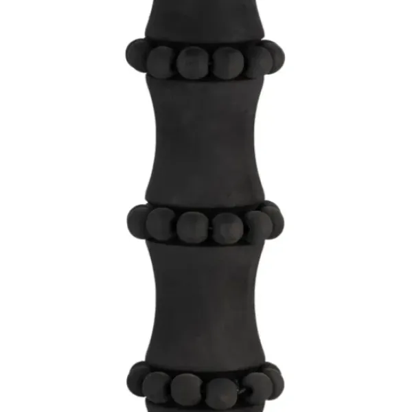 Candle Holders-Kirkland's Home Antique Beaded Column Candle Holder, 15 In. Black