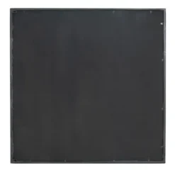 Decorative Mirrors-Kirkland's Home Antique Black Floral Panel Square Mirror