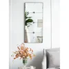Decorative Mirrors-Kirkland's Home Antique Black Floral Panel Rectangle Mirror