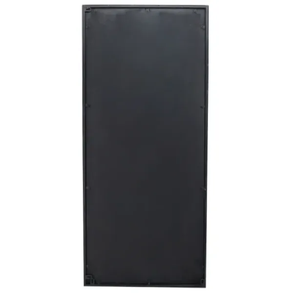 Decorative Mirrors-Kirkland's Home Antique Black Floral Panel Rectangle Mirror