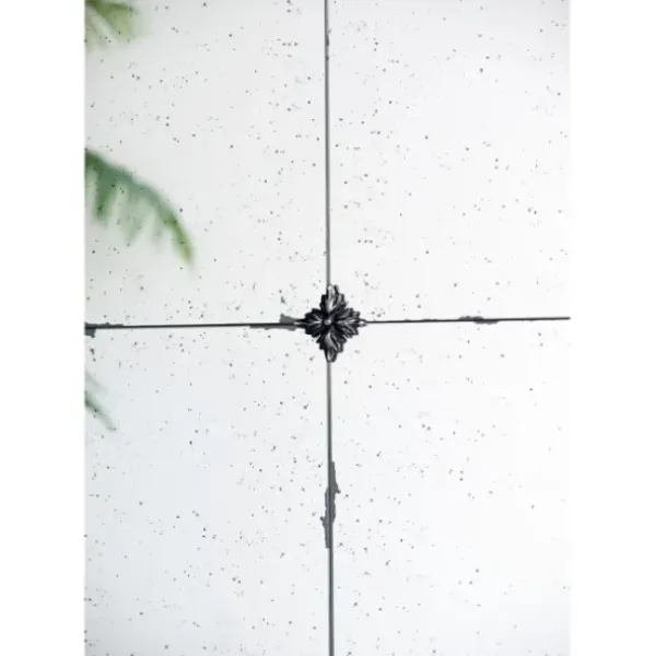 Decorative Mirrors-Kirkland's Home Antique Black Floral Panel Rectangle Mirror