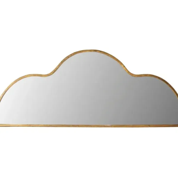 Decorative Mirrors-Kirkland's Home Antique Brass Scalloped Wall Mirror