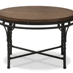 Coffee Tables-Kirkland's Home Antique Bronze Round Coffee Table