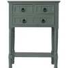 Console Tables-Kirkland's Home Antique Ice 3-Drawer Console Table Blue