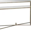 Console Tables-Kirkland's Home Antique Mirror Top Console Table Gold