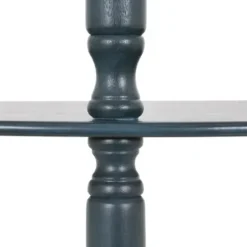 Console Tables-Kirkland's Home Antique Navy Half Round Console Table Blue