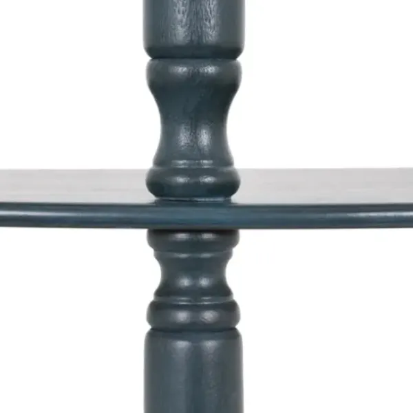 Console Tables-Kirkland's Home Antique Navy Half Round Console Table Blue