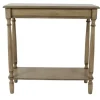 Console Tables-Kirkland's Home Antique Rectangle Console Table Brown