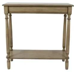 Console Tables-Kirkland's Home Antique Rectangle Console Table Brown