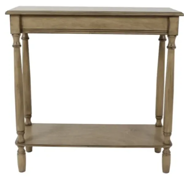 Console Tables-Kirkland's Home Antique Rectangle Console Table Brown