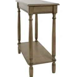Console Tables-Kirkland's Home Antique Rectangle Console Table Brown