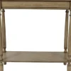 Console Tables-Kirkland's Home Antique Rectangular Console Table Brown