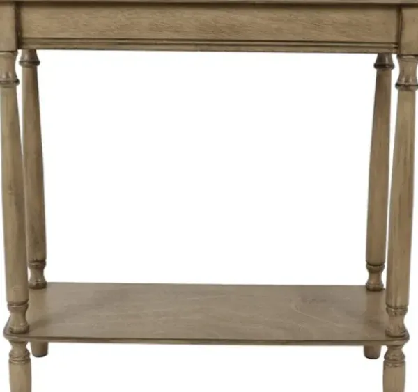 Console Tables-Kirkland's Home Antique Rectangular Console Table Brown