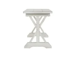 Benches & Ottomans-Kirkland's Home Antique Washed Wood Dining Bench White