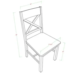Dining Chairs-Kirkland's Home Antique Wood Dining Chairs, Set Of 2 Black