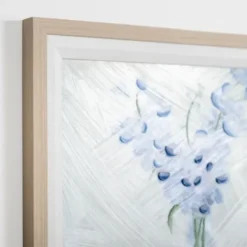 Framed Art-Kirkland's Home April Sweet Pea Framed Art Print Blue