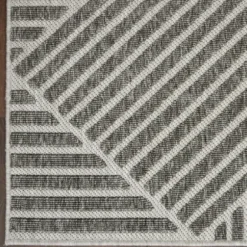 Outdoor Rugs-Kirkland's Home Aqua Embellished Indoor/Outdoor Area Rug, 3X4 Blue/White