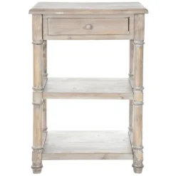 Accent & End Tables-Kirkland's Home Arch Sides Cathedral Side Table Tan
