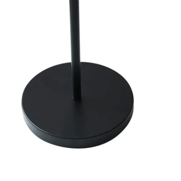 Floor Lamps-Kirkland's Home Arched Cone Shade Floor Lamp Black