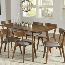 Dining Tables-Kirkland's Home Archer Butterfly Leaf Dining Table Brown