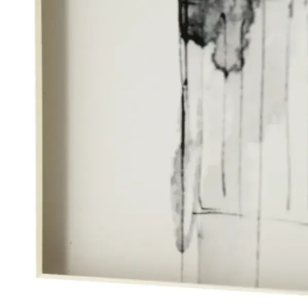 Framed Art-Kirkland's Home Architectural Drawings Framed Art Prints, Set Of 4 White/Black