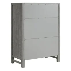 Dressers & Chests-Kirkland's Home Arden Wood 5-Drawer Chest Gray