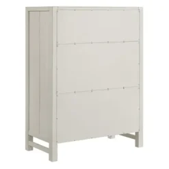 Dressers & Chests-Kirkland's Home Arden Wood 5-Drawer Chest White