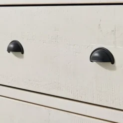 Dressers & Chests-Kirkland's Home Arden Wood 6-Drawer Dresser White