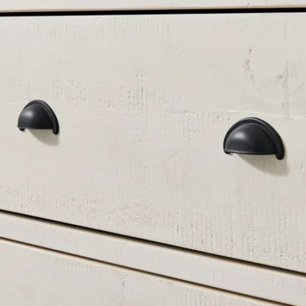 Dressers & Chests-Kirkland's Home Arden Wood 6-Drawer Dresser White