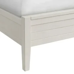Beds & Headboards-Kirkland's Home Arden Wood Panel King Bed White