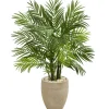 Trees & Topiaries-Kirkland's Home Areca Palm Tree In Sandy Planter